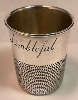 Towle Sterling Silver Just A Thimbleful Shot Glass / Jigger #82