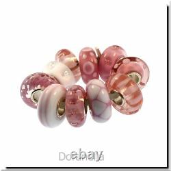 Trollbeads Glass 64110 Empowerment glass beads, Pink Kit-10 0 RETIRED