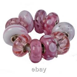 Trollbeads Glass 64110 Empowerment glass beads, Pink Kit-10 1 RETIRED