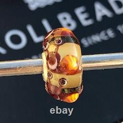 Trollbeads Glass Bead Unique Ooak Cute Amber Snails Critter Event Limited