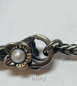 Trollbeads Sterling 925 Silver Loaded Glass Bead Charm Bracelet