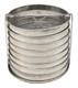 Vintage Sterling Silver / Glass Set Of 8 Coasters With Stand