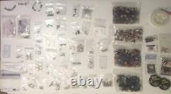 VTG Estate Jewelry Making Crafts Murano Milleffori Glass + Sterling Silver 4LBS
