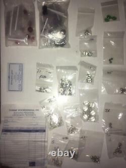 VTG Estate Jewelry Making Crafts Murano Milleffori Glass + Sterling Silver 4LBS