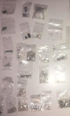 VTG Estate Jewelry Making Crafts Murano Milleffori Glass + Sterling Silver 4LBS