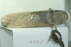 Victorian Antique Sterling Silver Eye Glasses Chatelaine Case Spectacles