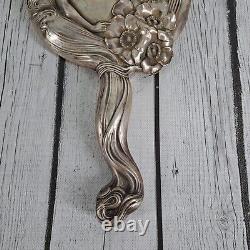 Vintage 1903 Sterling Silver Art Nouveau Hand Mirror No Glass