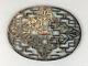 Vintage 1930 Adie Brothers Ltd Sterling Silver Mounted Glass Coaster 13.2cm Long