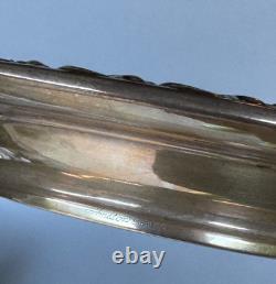 Vintage Amston Sterling Silver Glass Coaster, 6.5 / 3.5 toz