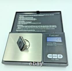 Vintage/Antique Sterling Silver 925 Dark Red Glass Square Intaglio Ring Sz 5.5