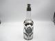 Vintage Art Deco Sterling Silver Overlay Caged Glass Decanter Bottle Monogram