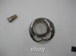 Vintage Art Deco Sterling Silver Overlay Caged Glass Decanter Bottle Monogram