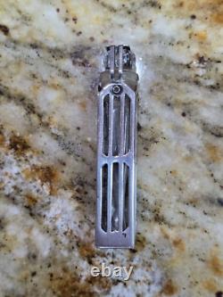 Vintage Art Deco Sterling Silver Perfume Cage with Glass Perfume Bottle
