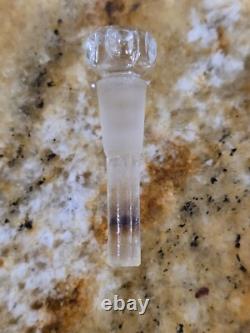 Vintage Art Deco Sterling Silver Perfume Cage with Glass Perfume Bottle