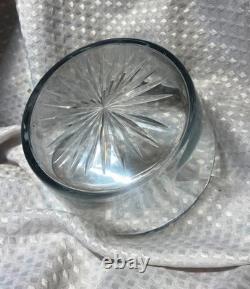 Vintage Arts & Crafts Shreve & Co Sterling Silver & Cut Glass Serving Bowl