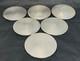 Vintage Broadway B&co Sterling Silver 6 Drink Glass Coasters Guilloche Sunburst