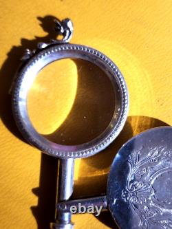 Vintage Buccellati Magnifying Glass Sterling Silver 925 Italy Luxury Classic