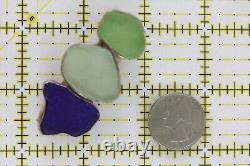 Vintage Chris Bales Sea Glass Sterling Silver 925 Pendant Brooch Retro