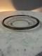 Vintage Clear Glass Plate With Sterling Silver Rim 6 1/8