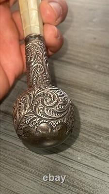 Vintage Collectible Ornate Magnifying Glass 925 Sterling Silver