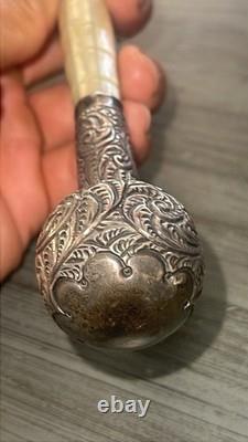 Vintage Collectible Ornate Magnifying Glass 925 Sterling Silver