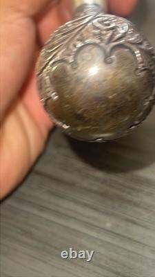 Vintage Collectible Ornate Magnifying Glass 925 Sterling Silver