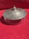 Vintage Cut Glass With Sterling Silver Powder Jar -trinket / Dresser Dish