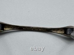 Vintage Estate Sterling Silver Collapsible Reading Glasses / Magnifying Glass