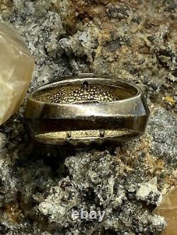 Vintage Franklin Mint FM Sterling Silver Eagle Thunderbird Men's Ring Size 12