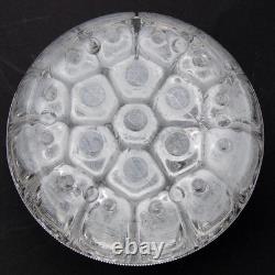 Vintage French Sterling Silver & Blown Glass 4.5 Flower Frog, Vase, Centerpiece