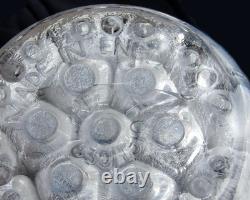 Vintage French Sterling Silver & Blown Glass 4.5 Flower Frog, Vase, Centerpiece