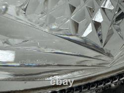 Vintage GORHAM Sterling Silver / Cut Crystal Glass 9 Centerpiece Serving Bowl