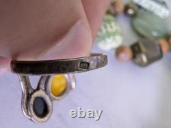 Vintage Jewelry Estate Lot Signed Unsigned STERLING SILVER Gems Costume 58 Items