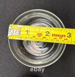 Vintage Kirk & Son Sterling Silver Repousse Etched Glass Jam/Jelly Jar