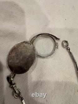 Vintage Leonore Doskow Sterling Silver Jewlery Loop Magnifying Glass