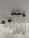 Vintage Mappin Brothers Glass Vanity Bottle Set Of 5 Sterling Silver Lids Uk