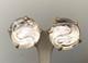Vintage Mariquita Masterson Sterling Silver & Clear Glass Earrings