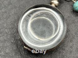 Vintage Mexican Sterling Silver Reversible Glass Double Photo Locket Pendant