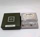 Vintage Perles Christofle Sterling Silver Glass Salt Pepper Shaker Set Withtray