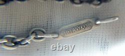 Vintage Rare Tiffany & Co. Sterling Silver Magnifying Glass Pendant Necklace