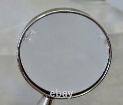 Vintage Rare Tiffany & Co. Sterling Silver Magnifying Glass Pendant Necklace