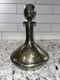 Vintage Sterling Silver Overlay Glass Decanter Bottle Floral