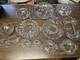 Vintage Silver City Flanders Poppy Sterling Silver Overlay Clear Glass Set Of 14