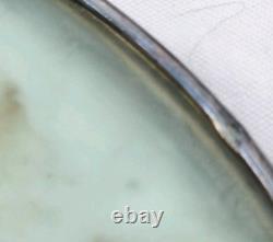 Vintage Sterling Silver 637 Framed Butterfly Glass Display Tray 14 Decor