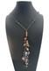 Vintage Sterling Silver 925 Lucy Issacs Style Glass Bead 28 Charm Necklace
