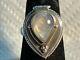Vintage Sterling Silver 925 Poison Ring With Moonstone Size 8