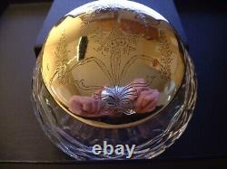Vintage Sterling Silver & Cut Glass Large Dressing Jar! English Made! Beautiful