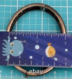 Vintage Sterling Silver Filigree Hinged Bracelet Red Glass Stones Art Deco Style