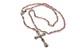 Vintage Sterling Silver Glass Bead Rosary