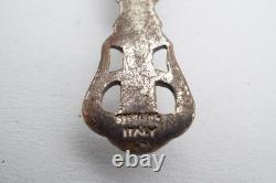 Vintage Sterling Silver Glass Bead Rosary